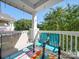 Relaxing balcony with seating and treetop views at 11719 Ridgeway Park Dr, Charlotte, NC 28277
