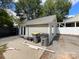 Detached garage with concrete patio and ample space for storage at 1806 Lane St, Kannapolis, NC 28083