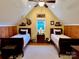 Charming bedroom with twin sleigh beds and wood paneled walls at 1011 Ratchford Rd, York, SC 29745