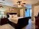 Comfortable bedroom with a sleigh bed and ample closet space at 1011 Ratchford Rd, York, SC 29745