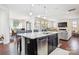 Spacious kitchen with island, stainless steel appliances, and granite countertops at 18405 Studman Branch Ave, Charlotte, NC 28278