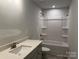 Bathroom with tub, shower, and single vanity at 112 Imperial Way # 2A, Albemarle, NC 28001