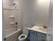 Clean bathroom with bathtub, toilet and vanity at 112 Imperial Way # 2A, Albemarle, NC 28001