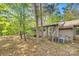 Backyard with wooded area and patio at 151 Cedar Hollow St, Fort Mill, SC 29715