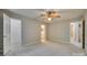 Bedroom with ceiling fan and access to two bathrooms at 151 Cedar Hollow St, Fort Mill, SC 29715