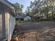 Spacious backyard with gravel area, shed, and mature trees at 131 Glendale Se Ave, Concord, NC 28025