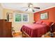 Bedroom with a double bed and hardwood floors at 1026 Holly Dr, Gastonia, NC 28054