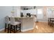 Eat-in kitchen with breakfast bar and plenty of cabinet space at 272 Millingport Ln, New London, NC 28127