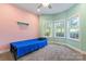 Bright bedroom with pink and mint walls at 2720 Lentz Rd, China Grove, NC 28023