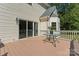Deck with sliding glass door access from the house at 2720 Lentz Rd, China Grove, NC 28023