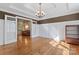 Bright dining room with hardwood floors and chandelier at 2720 Lentz Rd, China Grove, NC 28023