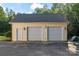 Detached two-car garage with extra storage space at 2720 Lentz Rd, China Grove, NC 28023