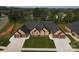 Aerial view of three-unit townhouses with garages at 3333 48Th Ne Ave # 13A, Hickory, NC 28601