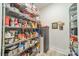 Well-stocked pantry with ample shelving at 2014 Newstyle Way, Tega Cay, SC 29708