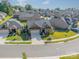 Aerial view of a cul-de-sac with several houses at 2014 Newstyle Way, Tega Cay, SC 29708