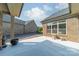 Private patio with serene garden features at 2014 Newstyle Way, Tega Cay, SC 29708