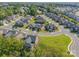 Aerial view of neighborhood with various houses at 2014 Newstyle Way, Tega Cay, SC 29708