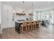 Modern kitchen with large island, stainless steel appliances, and white cabinetry at 1013 Maxwell Ct # 4, Marvin, NC 28173