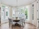 Bright dining area with large windows and seating for six at 1013 Maxwell Ct # 4, Marvin, NC 28173