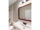 Bathroom with vanity, mirror, and bathtub at 216 E Warfield Dr, Mooresville, NC 28115