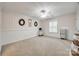 Charming bedroom with a neutral color palette, decorative mirrors, and ceiling fan at 2029 Landry Ln, Rock Hill, SC 29732