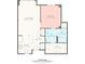 Floor plan displays a one bedroom, one bath layout with an open living area at 706 N Davidson St, Charlotte, NC 28202