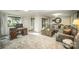 Cozy Gathering room featuring a sectional sofa and home office at 681 Pine Bluff Cir, Kannapolis, NC 28081