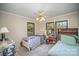 Guest bedroom with two twin beds and plenty of natural light at 681 Pine Bluff Cir, Kannapolis, NC 28081