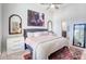 Bright bedroom with a comfortable bed and plenty of natural light at 3513 Artists Way, Charlotte, NC 28205