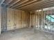 Interior framing of a new house under construction at 1506 7Th St, Statesville, NC 28677