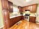 Bright kitchen with stainless steel appliances and granite counters at 2223 Chatham St, Newton, NC 28658