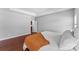 Main bedroom with hardwood floors and access to en-suite bathroom at 3157 Delaware Dr, Denver, NC 28037