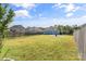 Spacious backyard with a large lawn and a view of the house at 3157 Delaware Dr, Denver, NC 28037