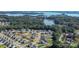 Aerial view of neighborhood near lake at 3157 Delaware Dr, Denver, NC 28037