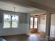 Bright dining room with chandelier and built in bench at 615 Sandycrest Dr, Cherryville, NC 28021