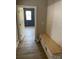 Functional entryway with built in bench and storage at 615 Sandycrest Dr, Cherryville, NC 28021