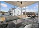 Relaxing screened porch with outdoor furniture at 3252 Laurel Brook Dr # 89, Denver, NC 28037