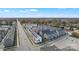 Aerial view of townhouses and street at 405 Blairhill Rd # 15, Charlotte, NC 28217