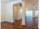 View of hardwood floor living room from another angle at 17228 Hampton Trace Rd, Huntersville, NC 28078