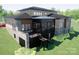 Modern home back elevation with deck and stairs at 1007 Kingbird Ln, Clover, SC 29710