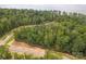 Lakefront lot with wooded area and private access road at 1007 Kingbird Ln, Clover, SC 29710
