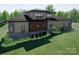 Contemporary home side elevation, stone accents at 1007 Kingbird Ln, Clover, SC 29710