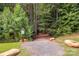 Walking trail through wooded area with stone accents at 1007 Kingbird Ln, Clover, SC 29710
