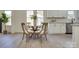 Kitchen features white shaker cabinets and granite countertops at 736 Cedar St, Rock Hill, SC 29730