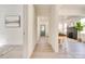 Bright hallway with light flooring and views into other rooms at 736 Cedar St, Rock Hill, SC 29730