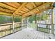 Screened porch overlooks the backyard at 1472 Fritts Ave, Fort Mill, SC 29715