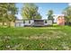 Large backyard with shed and mature trees at 1472 Fritts Ave, Fort Mill, SC 29715