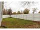Fenced backyard with a grassy lawn at 139 Ebenezer Ave, Rock Hill, SC 29730