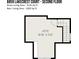 Attic floor plan: 15'10