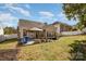 Large backyard with deck, pergola, and privacy fence at 6859 Lakecrest Ct, Denver, NC 28037